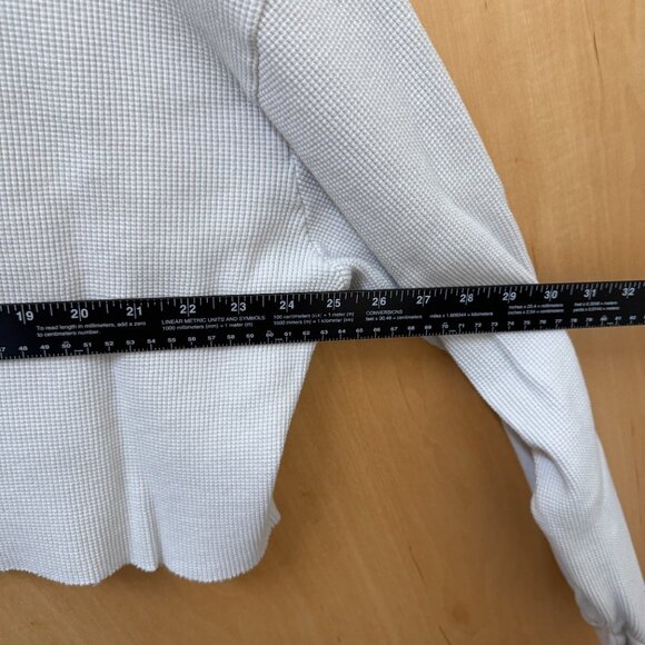 John Galt Bay Area thermal crop crewneck sweater women’s one size - Picture 5 of 6